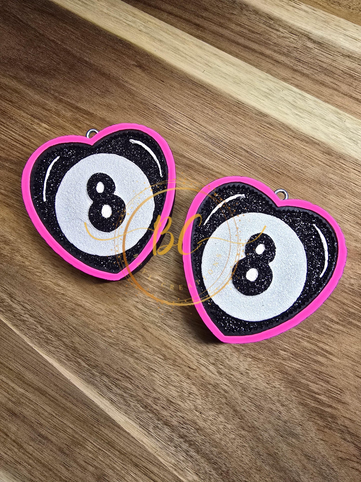 8ball Heart Freshie Vent Set