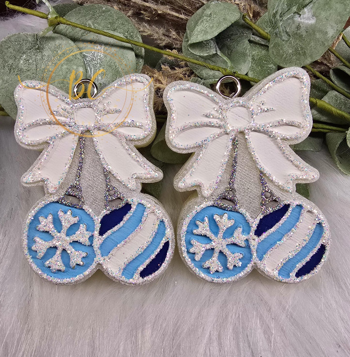Ornaments with Bow Set Freshie