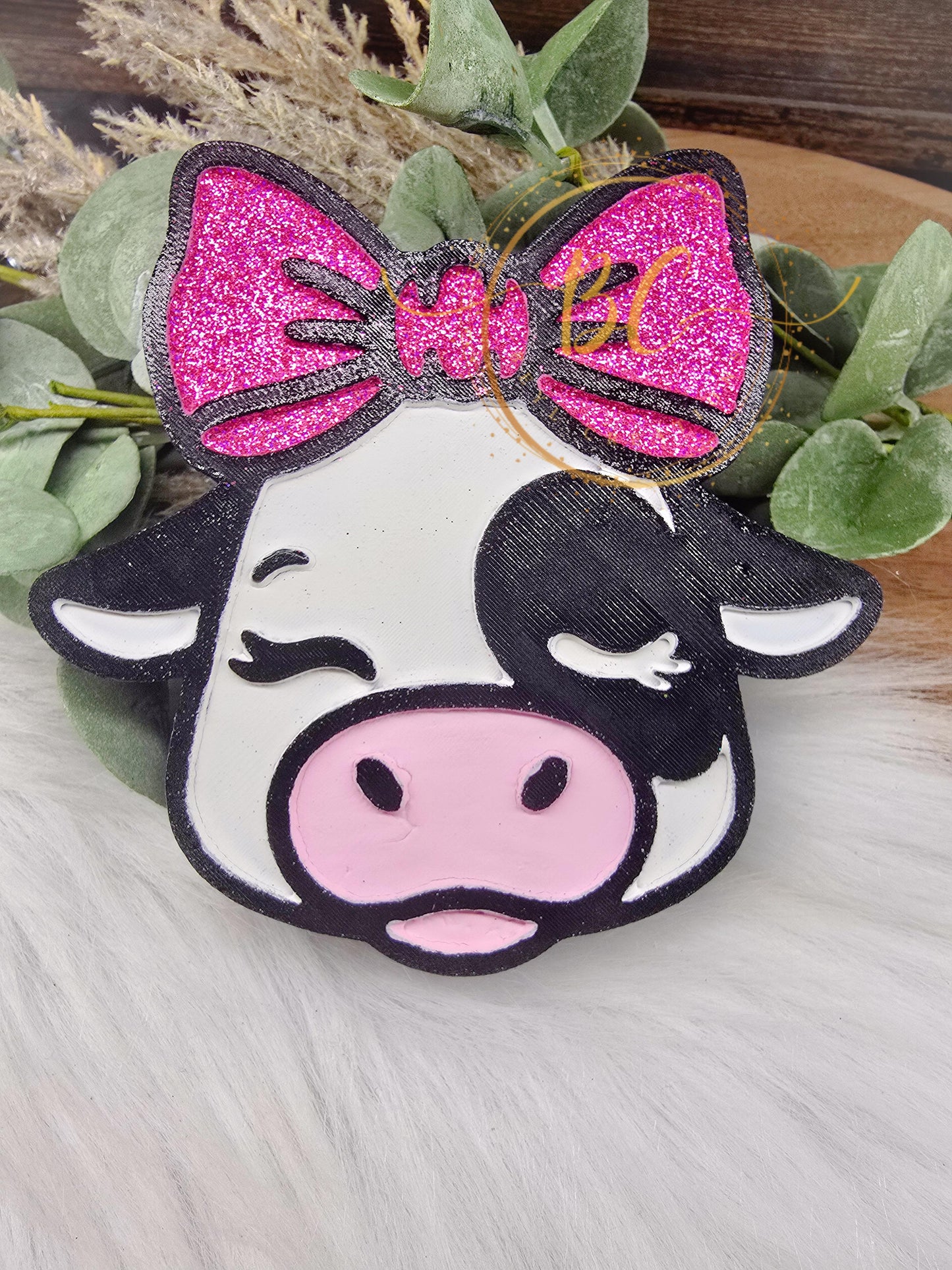 Cow with Bow Freshie