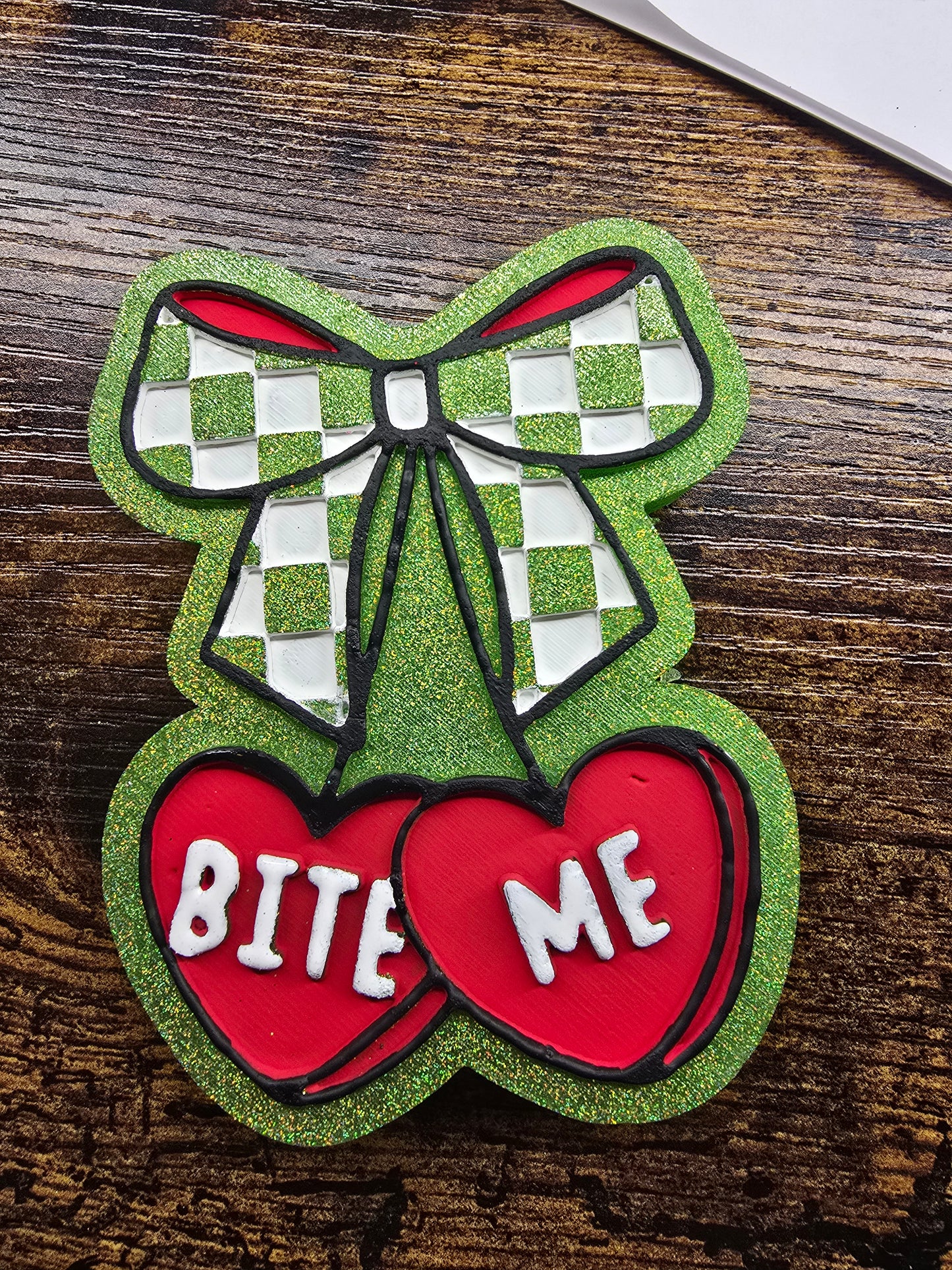 Bite Me Heart Cherries Freshie
