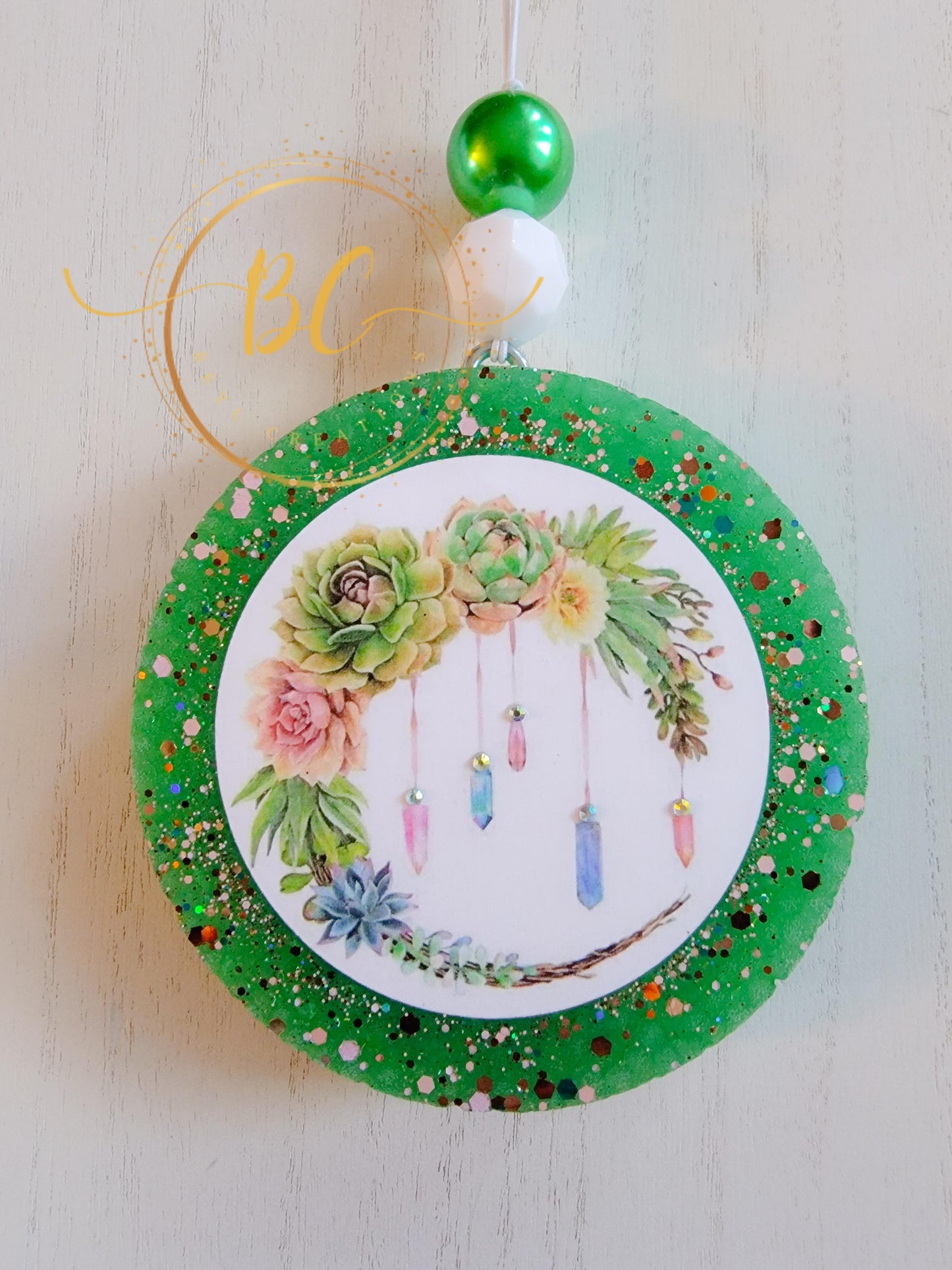 4" Round with Cardstock or Vinyl Freshie