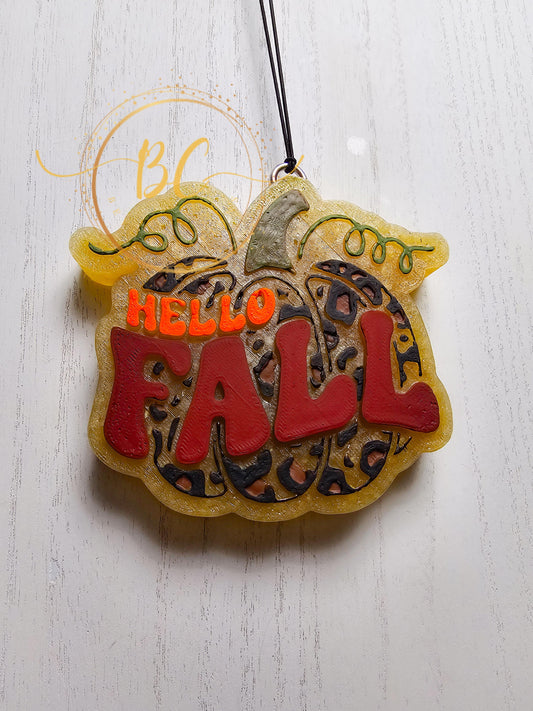 Hello Fall Pumpkin Freshie