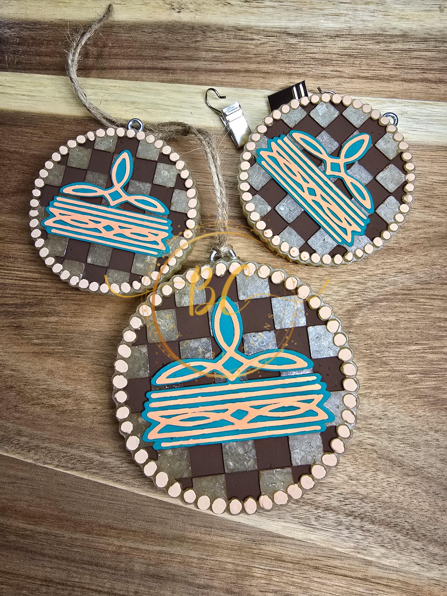 Round Bootstitch Freshie and Vent Set
