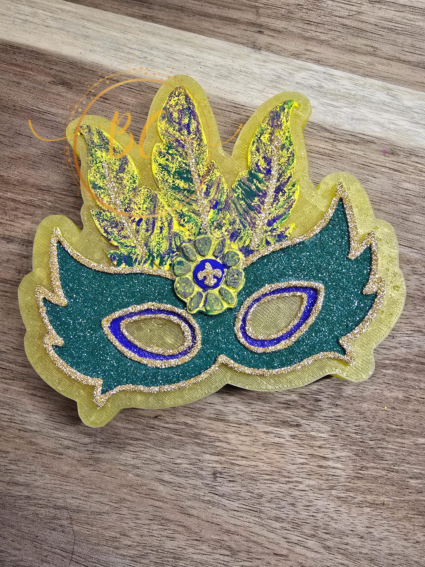 Mardi Gras Mask Freshie