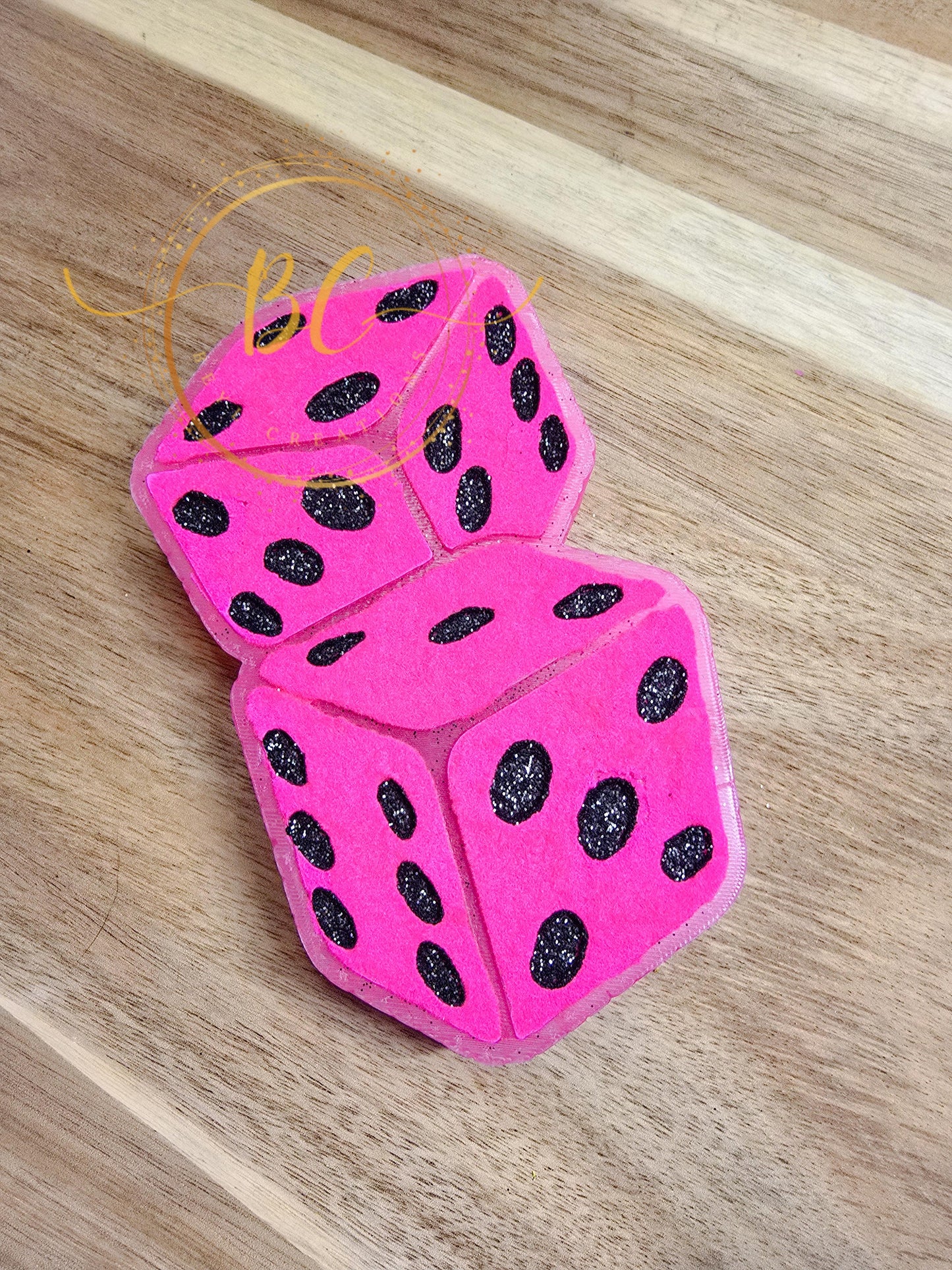 Fuzzy Dice Freshie