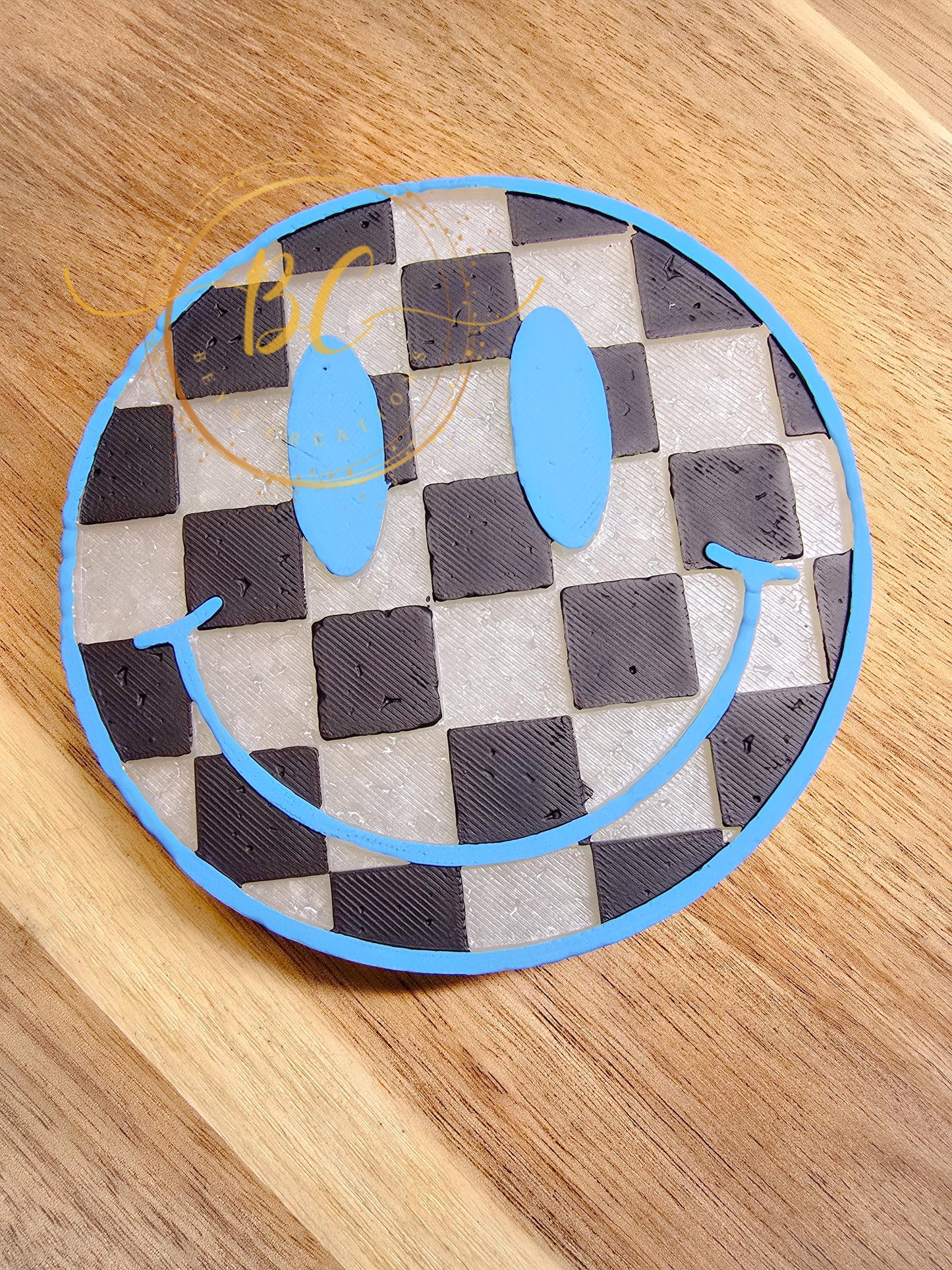 Checkered Happy Freshie