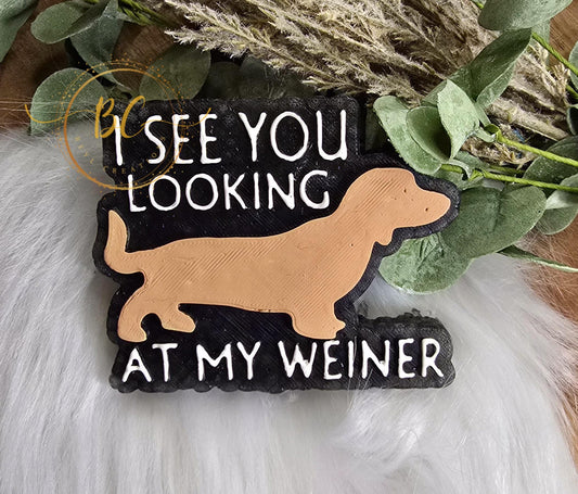 Looking at my Weiner Freshie