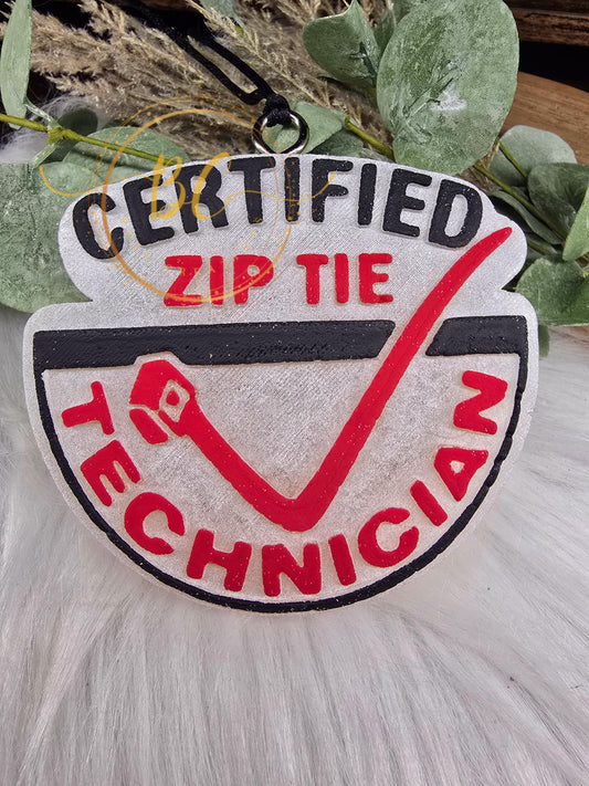 Zip Tie Technician Freshie
