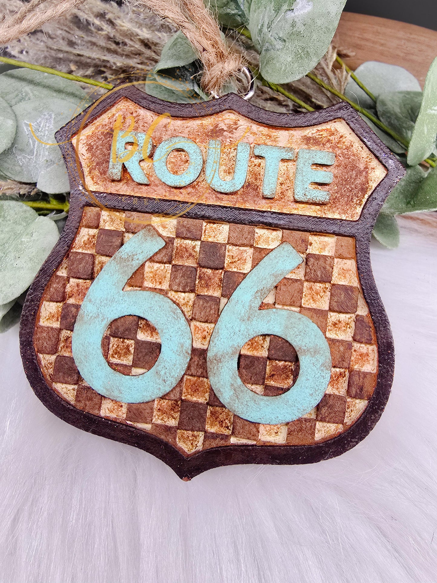 Checkered Route 66 Freshie
