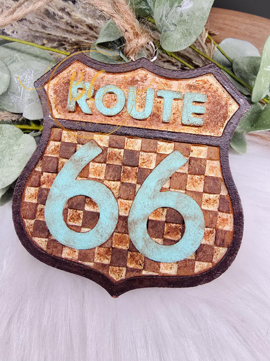 Checkered Route 66 Freshie
