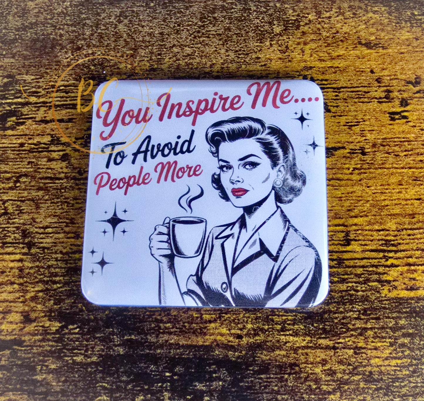 Retro Snarky Housewife Magnet Set