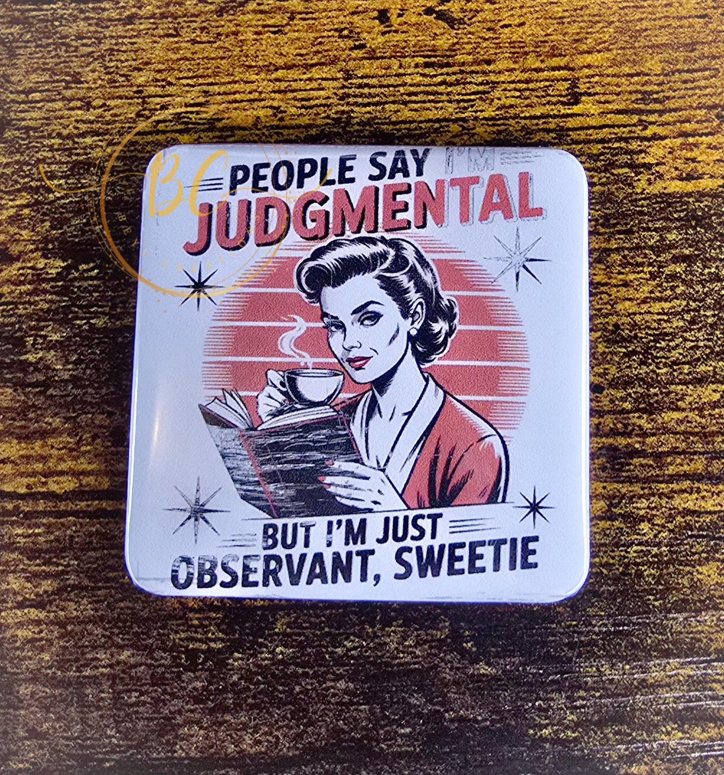 Retro Snarky Housewife Magnet Set