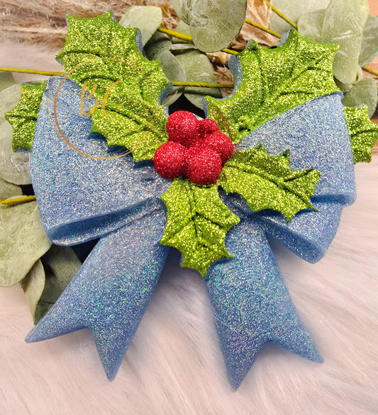 Bow with Holly Freshie