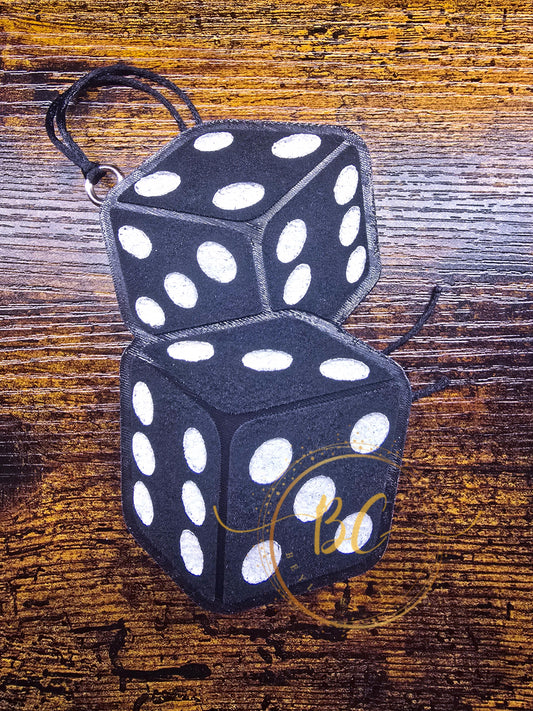 Fuzzy Dice Freshie