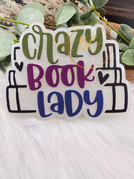 Crazy Book Lady Freshie