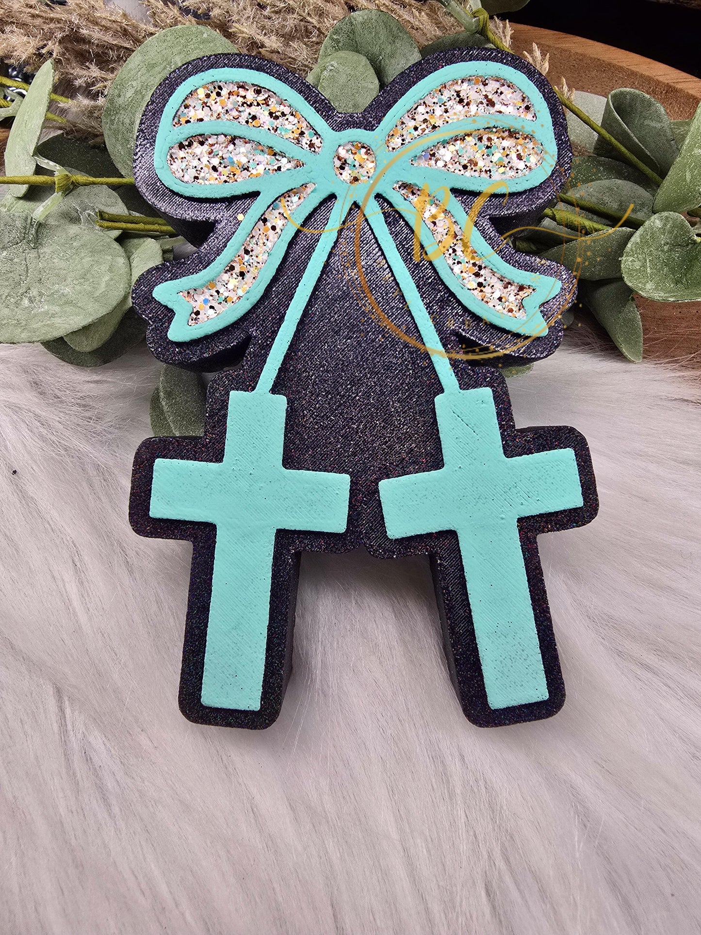 Cross Cherry with Bow Freshie
