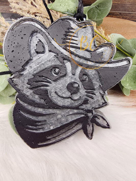 Cowboy Raccoon Freshie