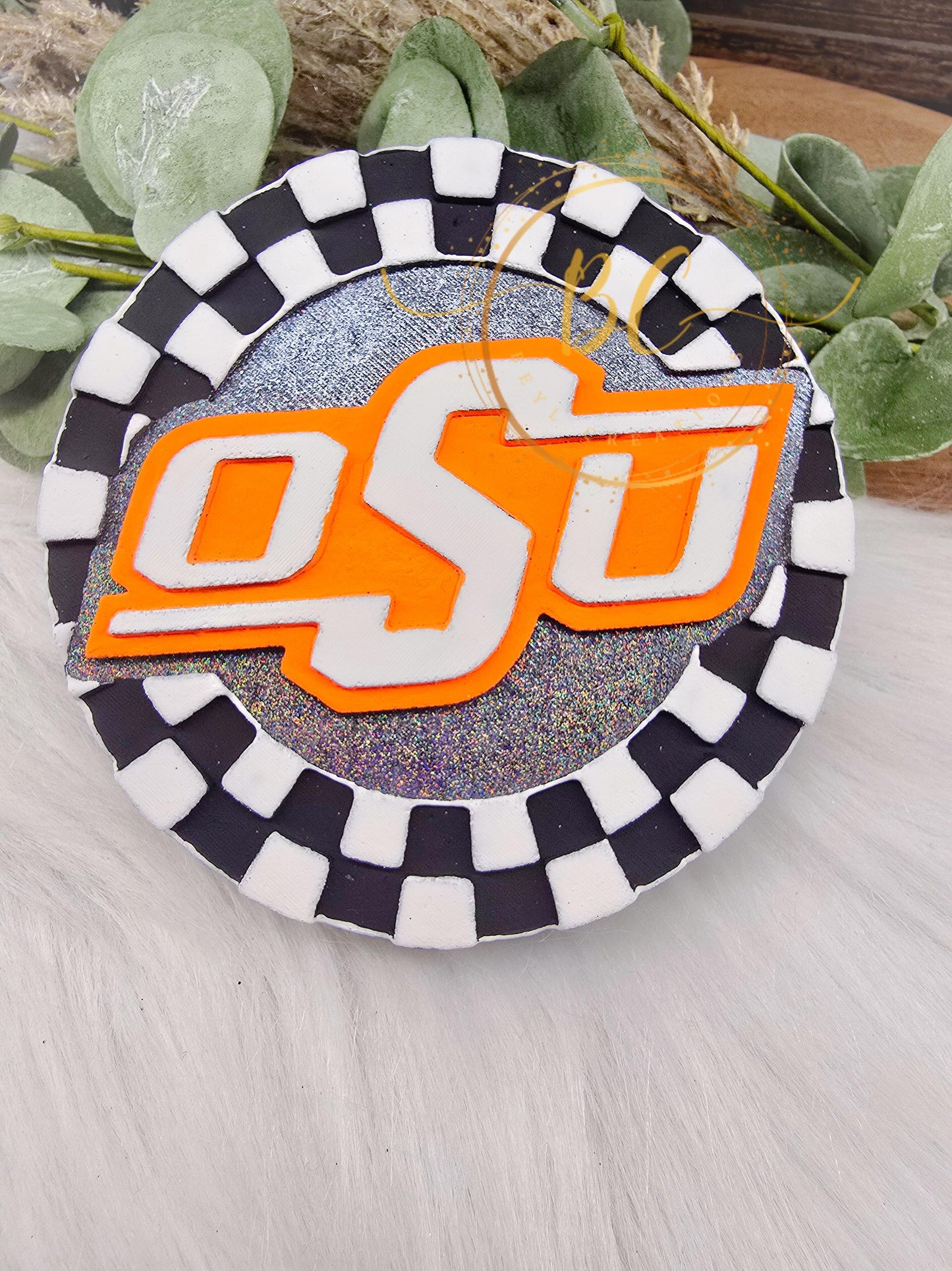 Checkered O State round Freshie