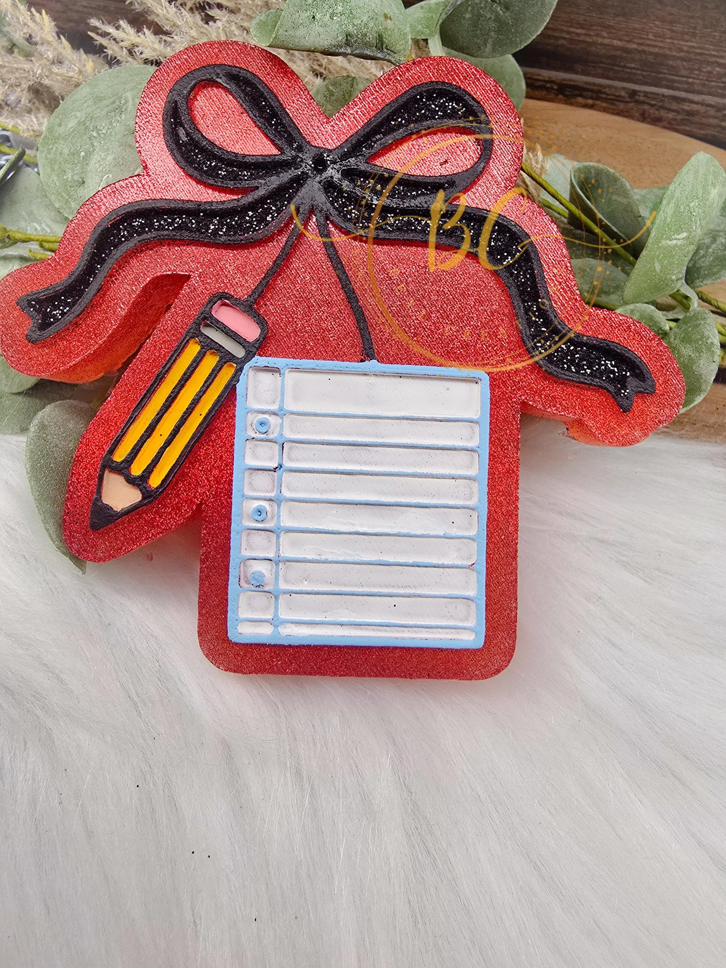 School Supply Cherry Freshie