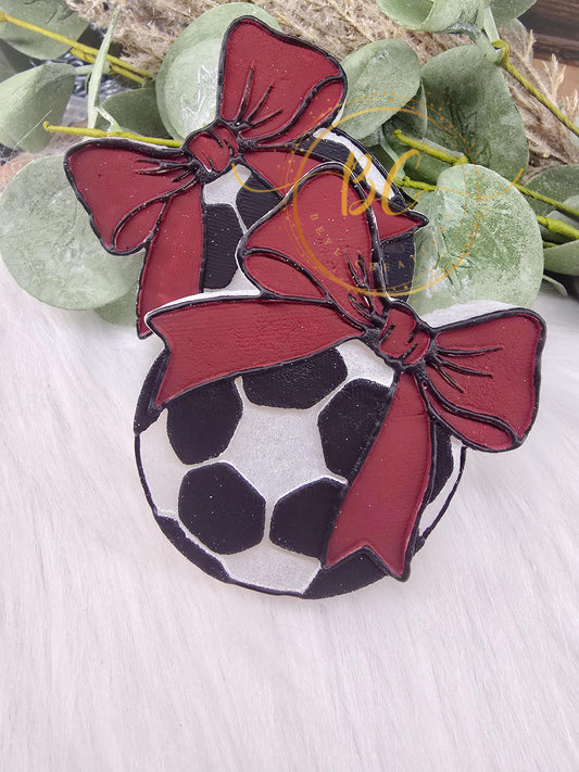 Soccer Ball with Bow Vent Set