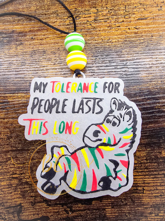 My Tolerance Freshie