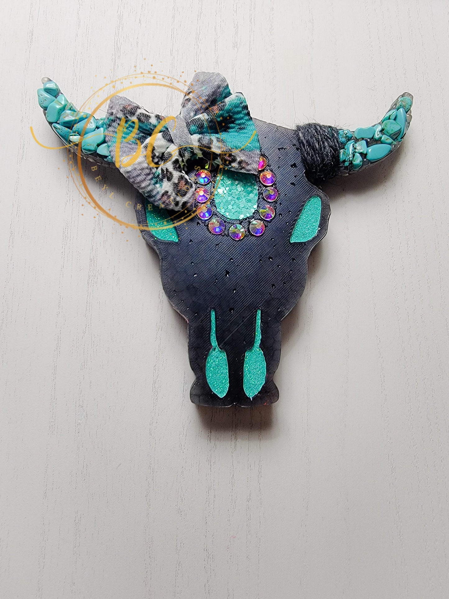 Conch Bull Skull Freshie