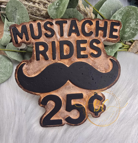 Mustache Rides Freshie