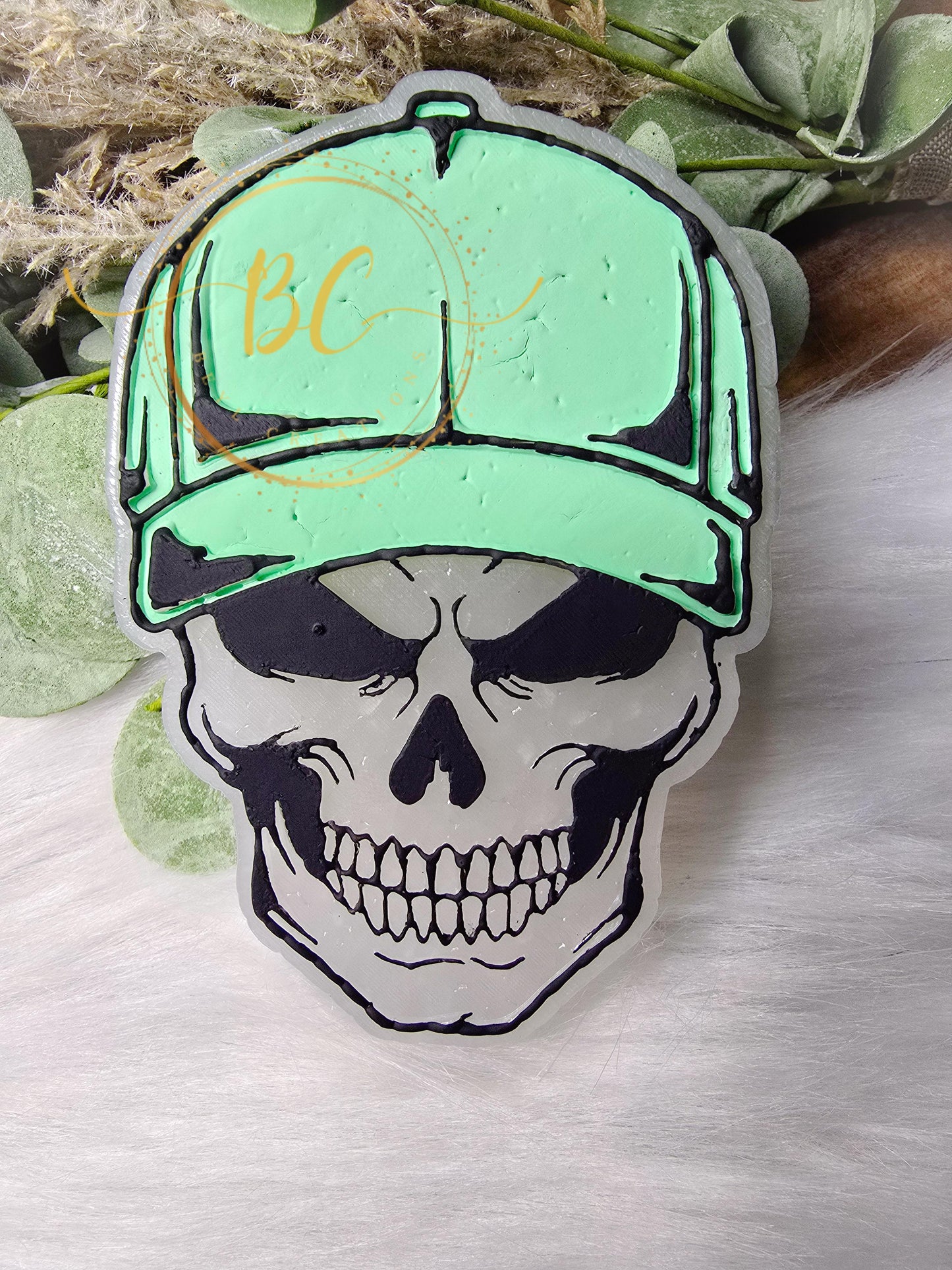 Baseball Cap Skull Freshie