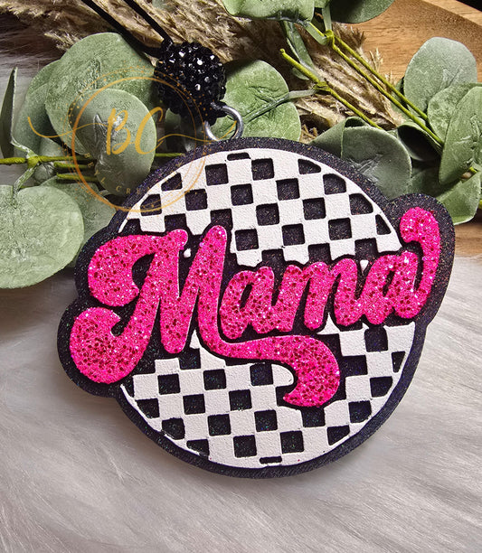 Checkered Mama Freshie
